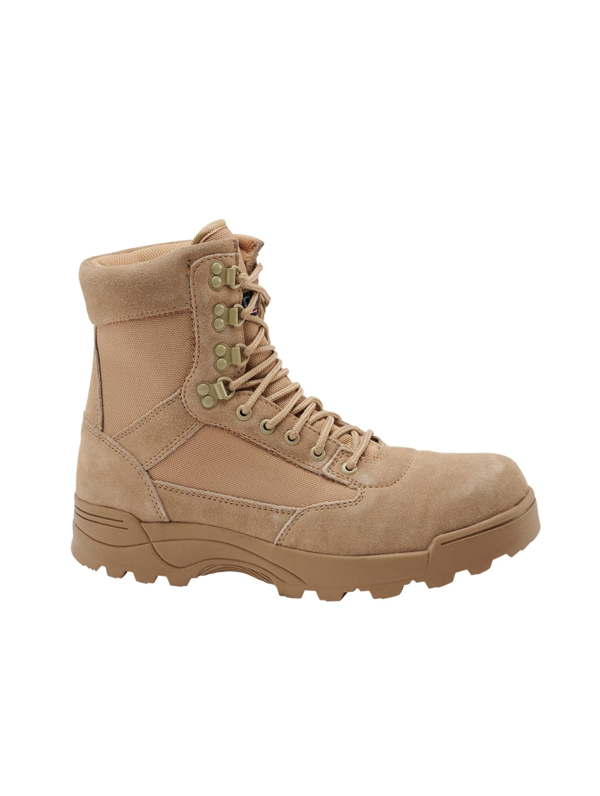 Brandit Tactical Boots - Camel, Größe 45, 9 Eyelet, Thinsulate-Isolierung, EVA-Fußbett