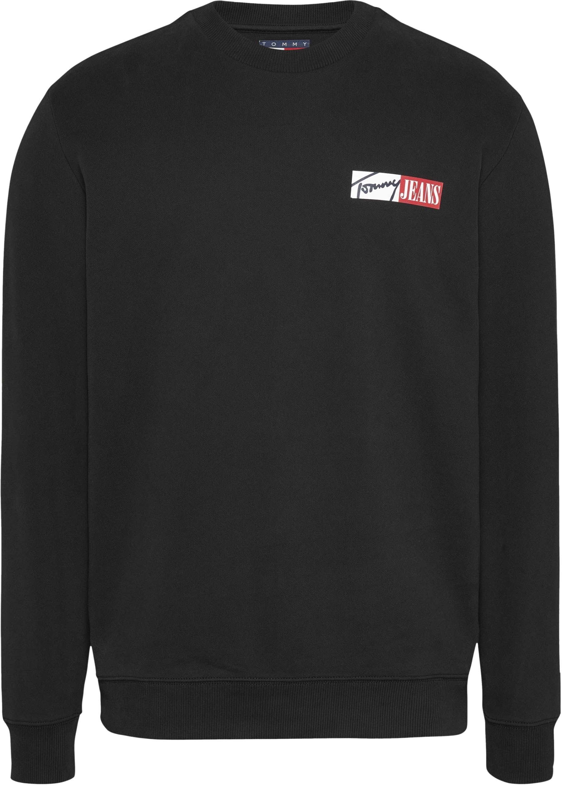 Tommy Jeans Uomo Felpa Entry Graphic Scollo Rotondo