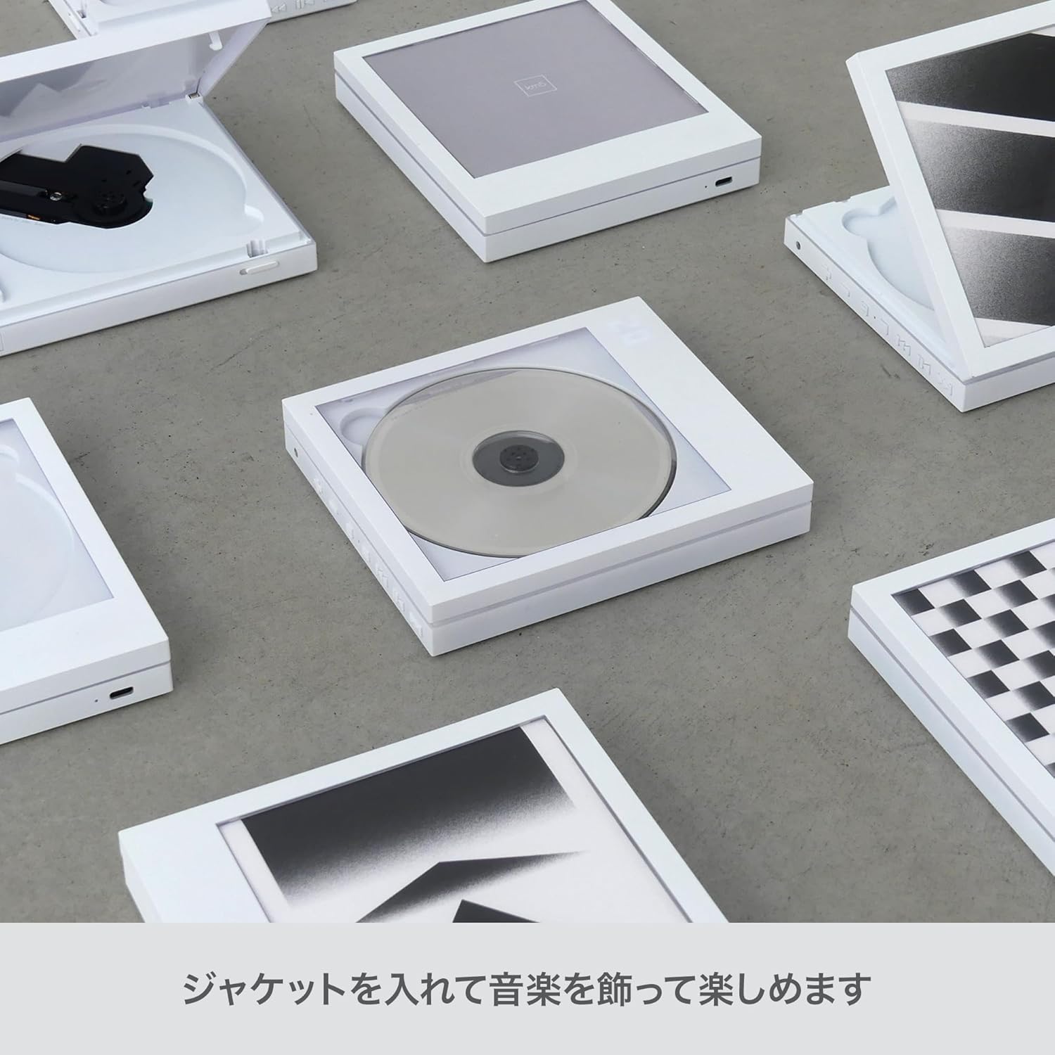 Bluetooth CD Player Instant Disk Audio-CP1(White) - Image 4