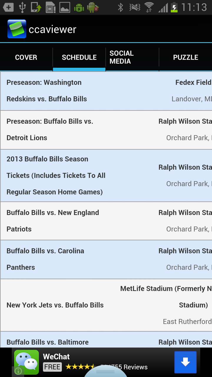 My Fan App Buffalo Bills App on Amazon Appstore
