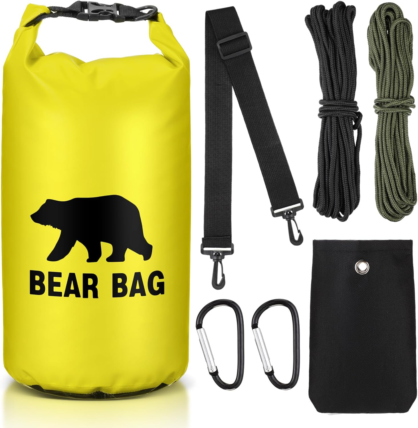 Ultralight Bear Food Storage Kit for Camping: Waterproof Bag & Accessories