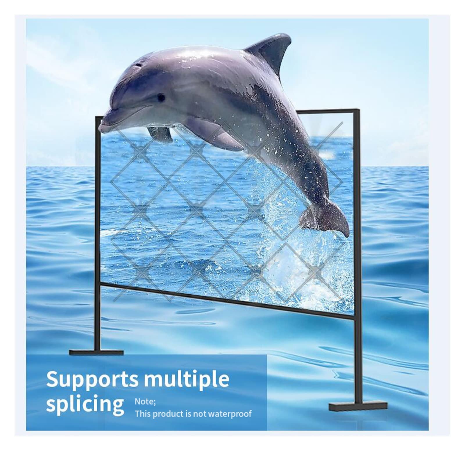 iumLeap Advertise 3D Hologram Fan, Hologram Projector Advertising Display, 31.5” Naked-Eye 3D LED Hologram Fan Advertising Machine for Trade Show Exhibition Business Holiday