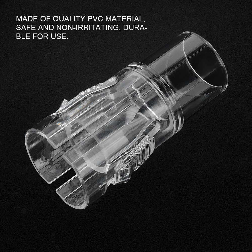 Connecteur Tuyau Respiratoire 6cm PVC - Adaptateur Masque Mini Respirateur Air Léger