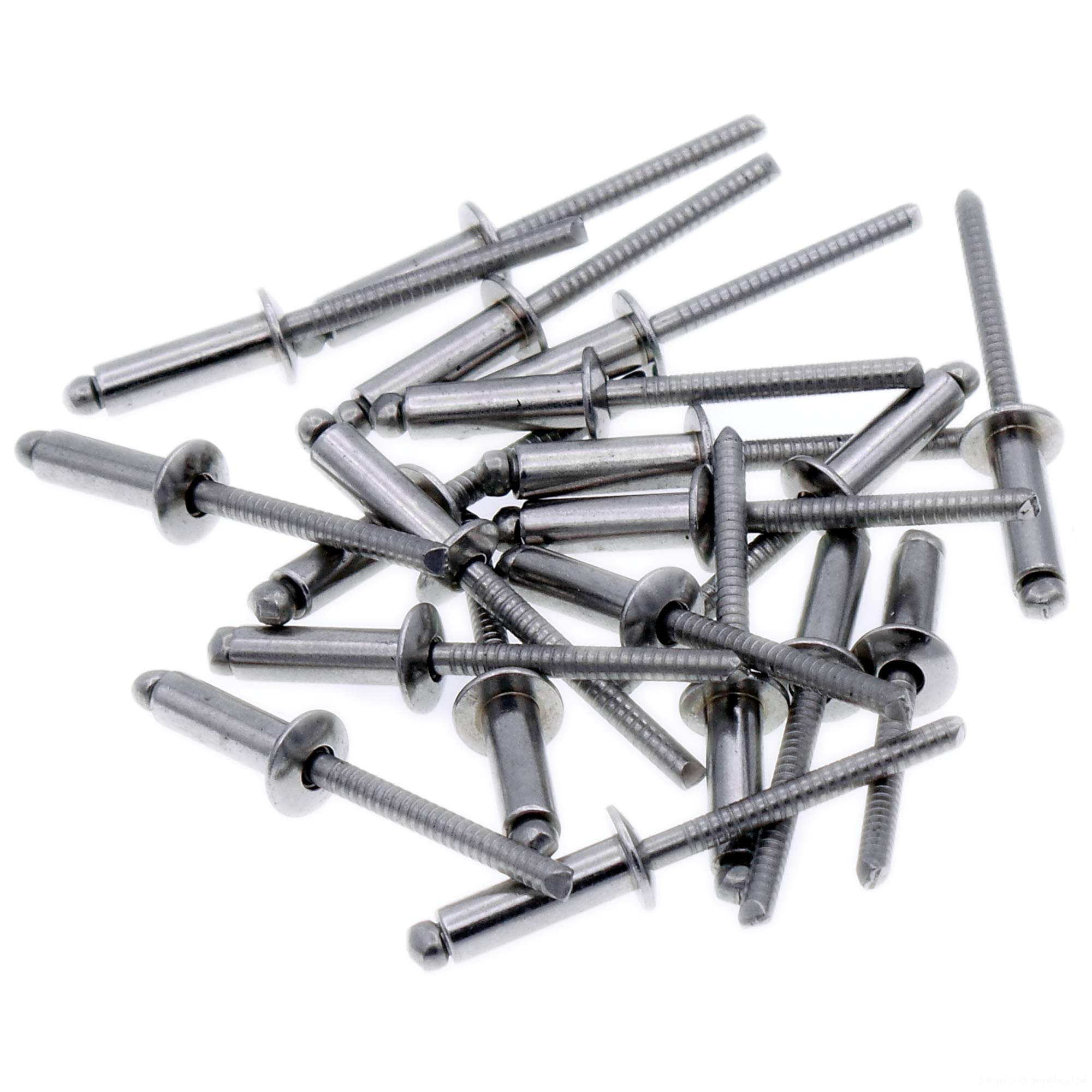 Singularity Supplies M3 (3Mm X 8Mm) Dome Blind Rivet - Stainless Steel (A2) (Pack Of 20)