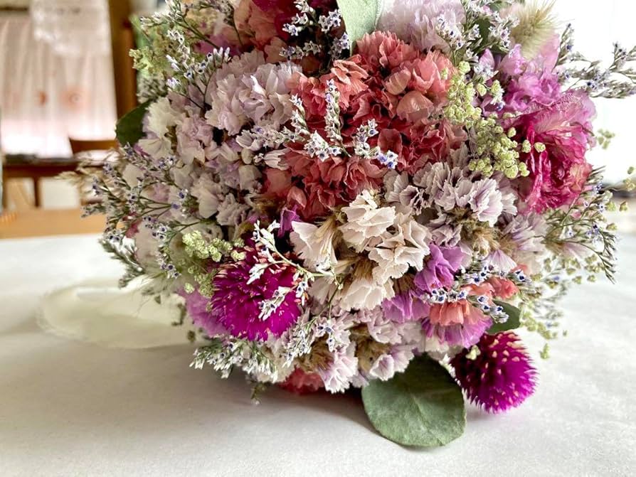 1.スターチスフライングリース フライングリース 002 スターチスリース ドライフラワー - メルカリ