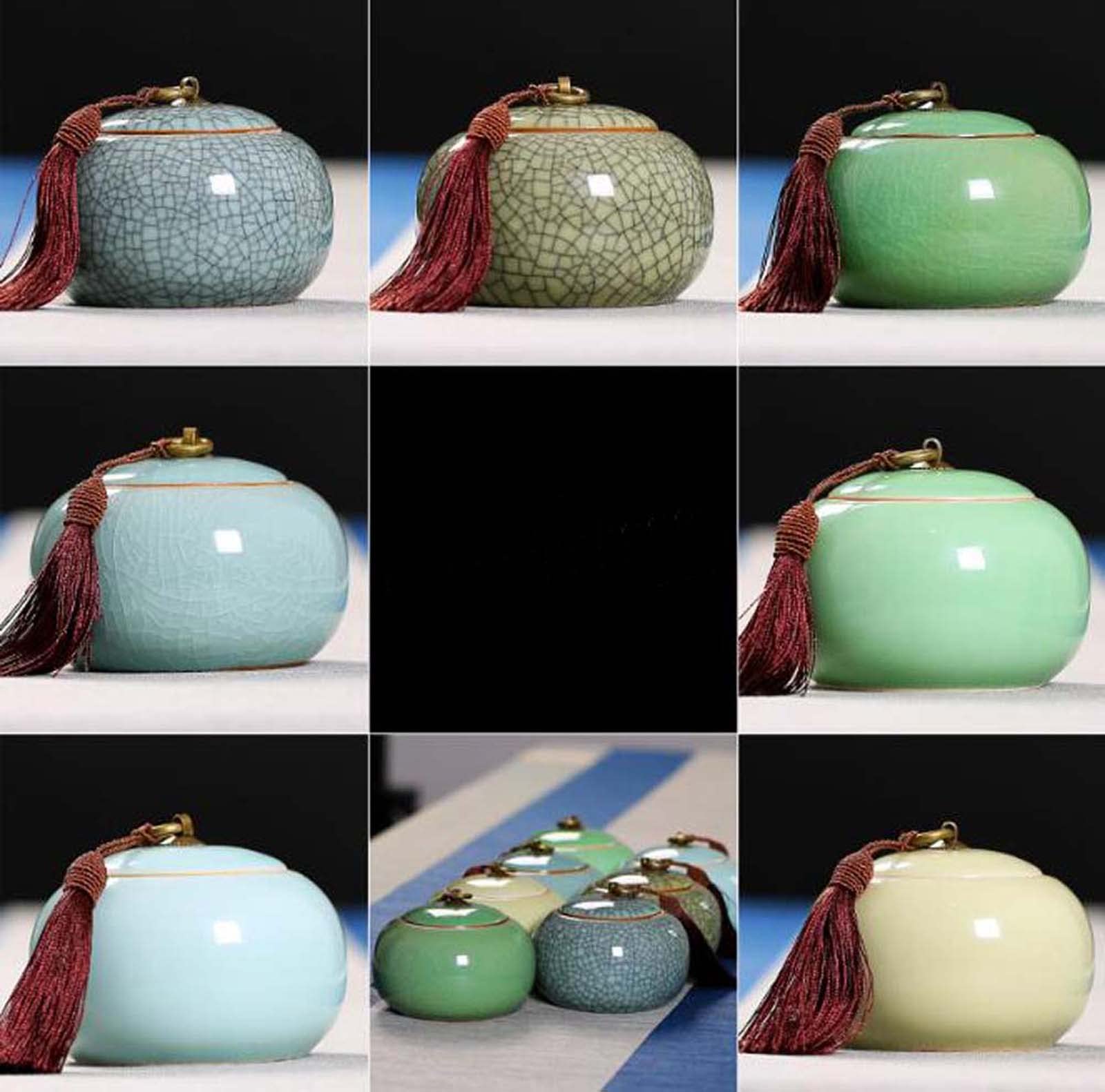 Rangement Thé Hermétique Boîte à Thé Céramique ZEALMAX - Rangement