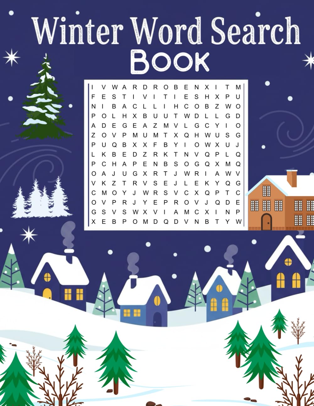 Winter Word Search Book: Seasonal Word Search Puzzles for Adults Looking to Improve Vocabulary and Concentration