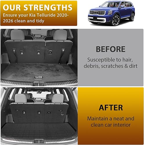 Vista 180 de Powerty Alfombras resistentes para BMW X3 2018 a 2024 y BMW X4 2019 a 2024, a medida para accesorios de X3 y X4, de elastómero termoplástico 3D