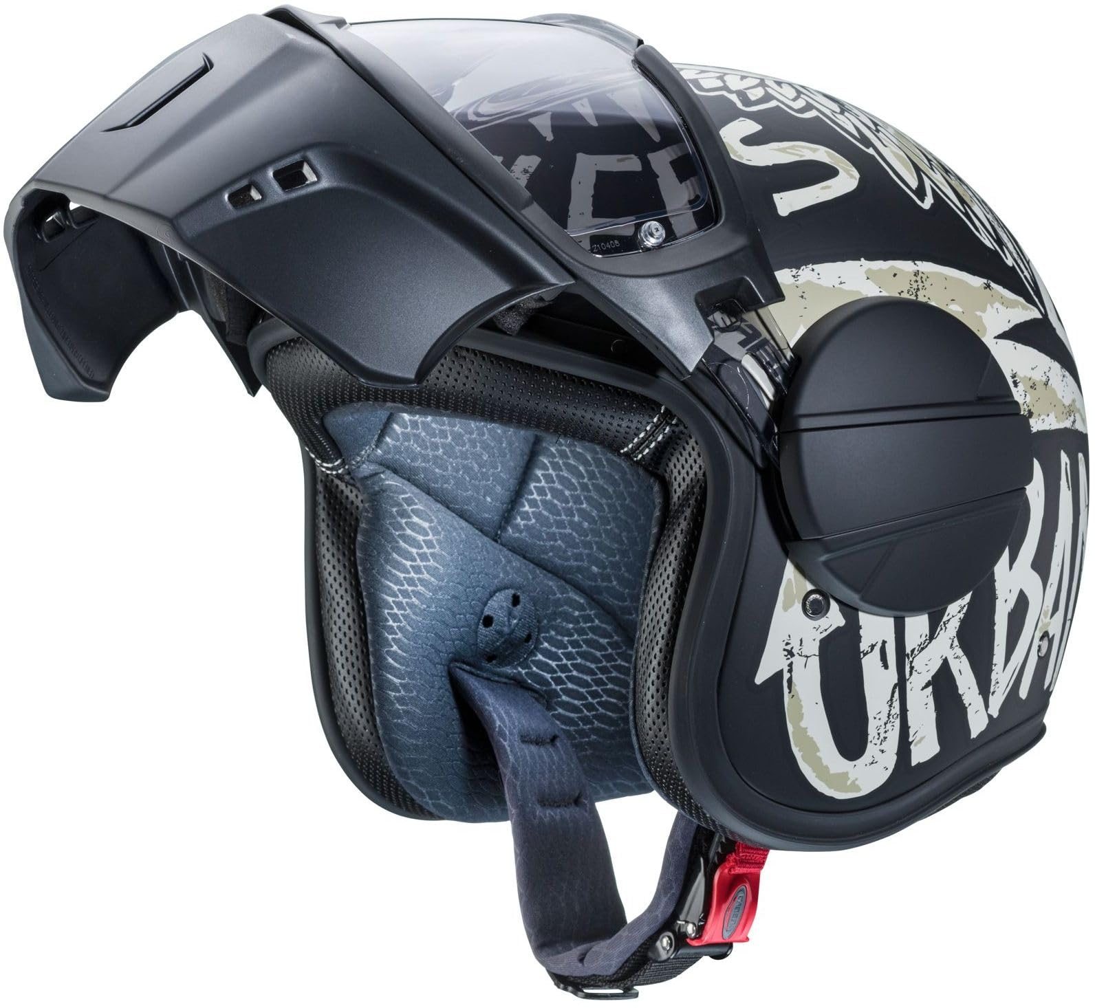 CABERG JET GHOST NUKE MATT BLACK/GREY L