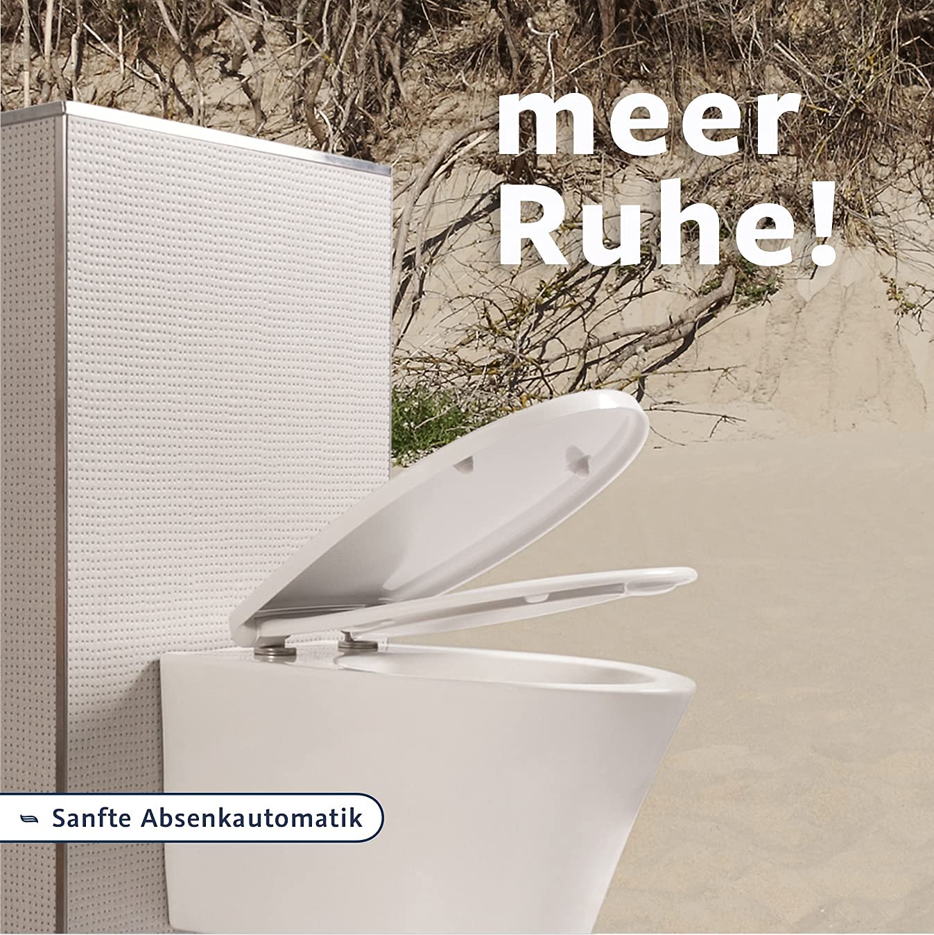 Toiletbril, milieuvriendelijke hars wc-bril met roestvrij staal verstelbaar scharnier, ovaal Quick Release toiletdeksel, meerdere kleuren beschikbaar