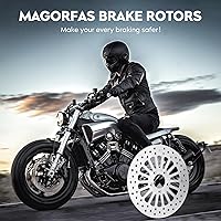 Vista 6 de 11.5" Disco de Rotor de Freno Delantero Compatible con Harley Road King/Electra Glide/Street Glide/Road Glide/Super Glide/Low Rider/Fat