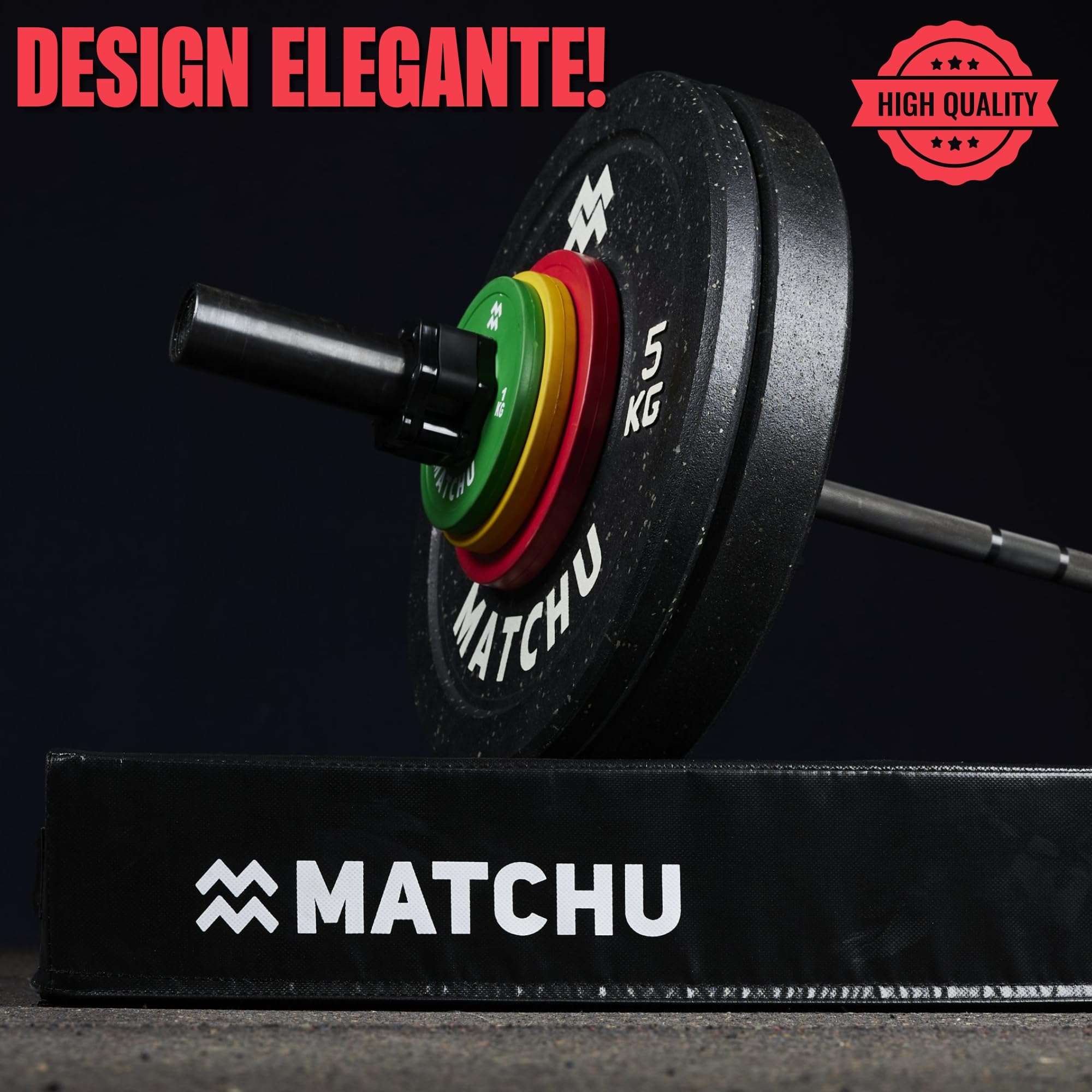 MATCHU - Set di 2 cuscinetti a goccia, ammortizzanti di alta qualità, in schiuma resistente, rivestimento in PVC resistente all'usura, 75 x 57 x 15 cm, nero