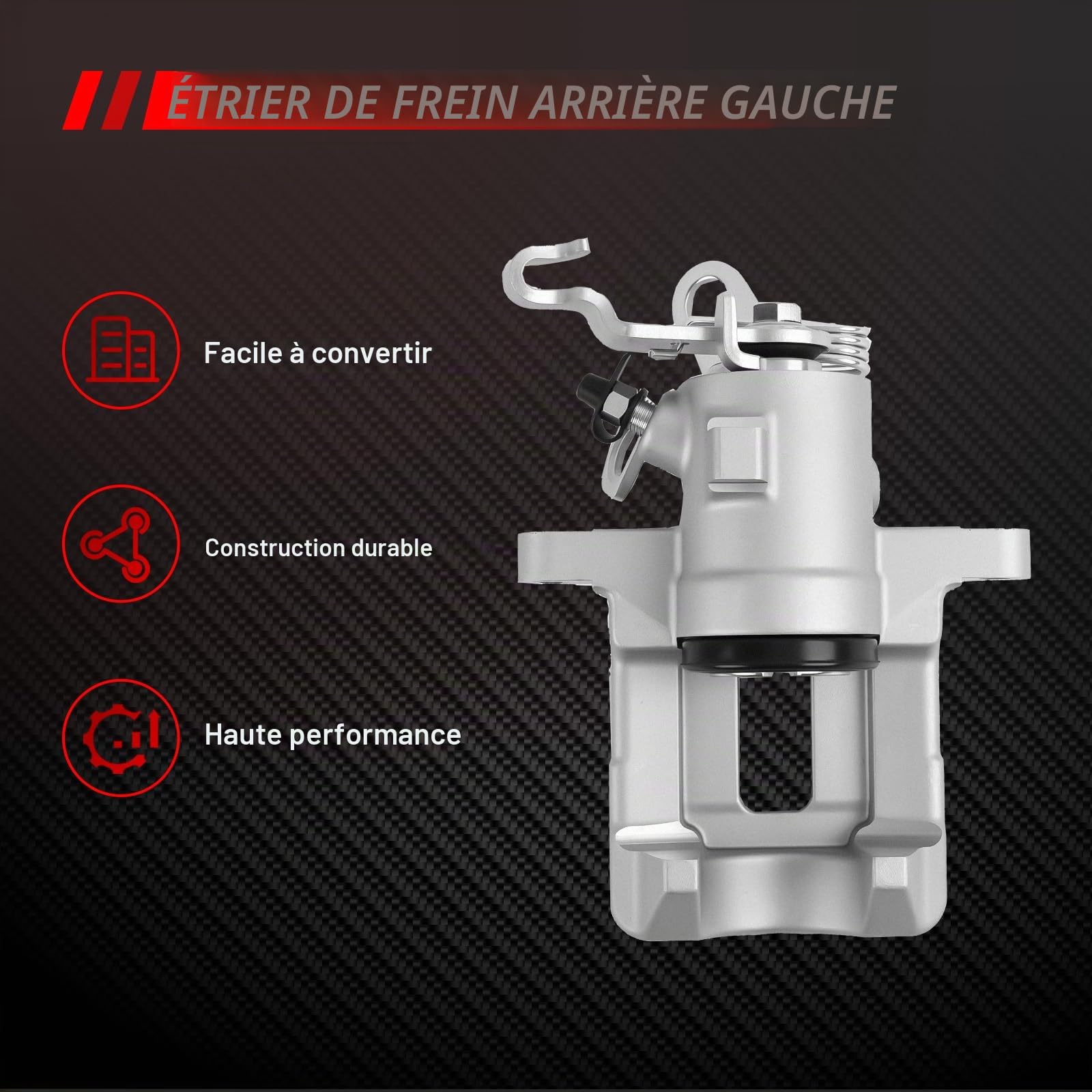 Étrier de frein arrière gauche Merautop SJ de remplacement pour A3 8P1 8P7 8PA Altea Leon Golf Car Accessories Part# 1K0615423A 1K0615423D 1K0615423J