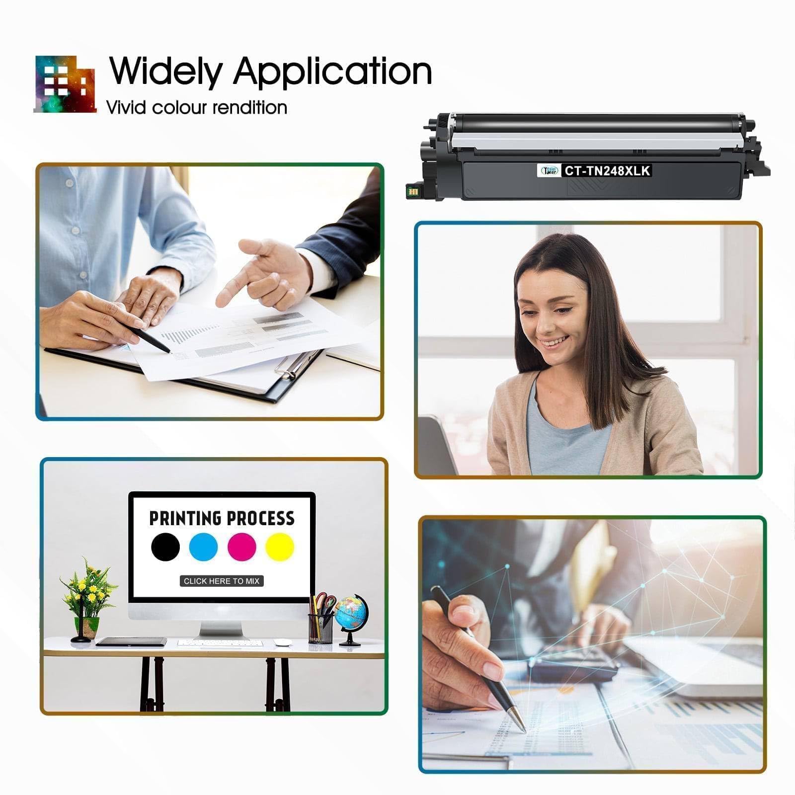 Kompatible Toner TN248 TN248XL für Brother MFC-L3760CDW MFC-L3740CDW DCP-L3560CDW HL-L3240CDW