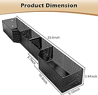 Vista 2 de MOSNAI Golf Cart Front Inner Basket Dash Storage/Tray Organizer, Golf Cart Inner Storage Utility and Durable Basket