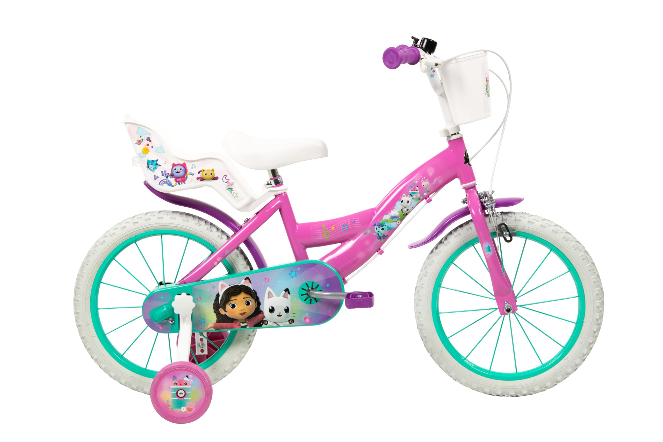 TOIMSA Gabbys Dollhouse 16" Bicicletta per bambini, 5-7 anni