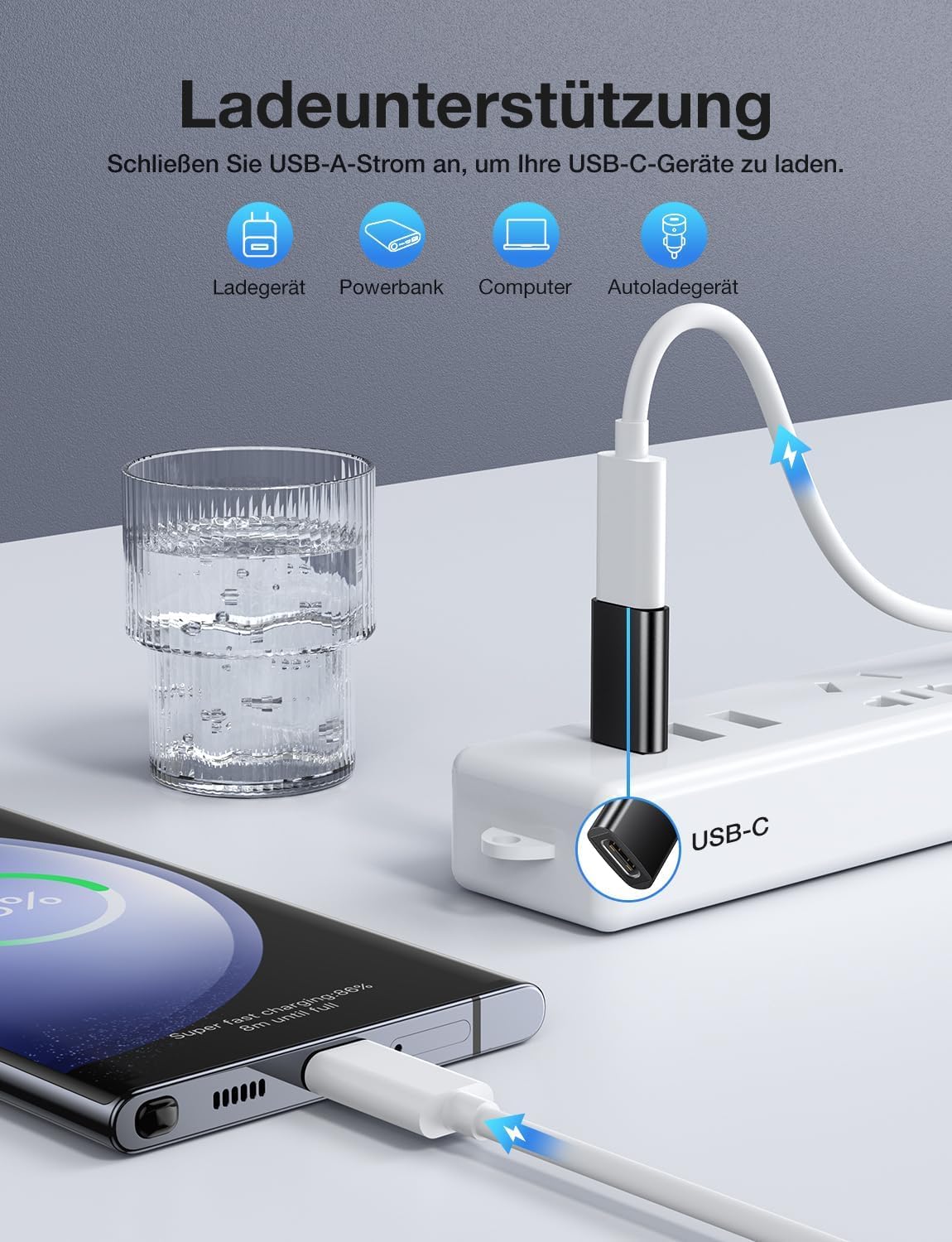 Trust Adattatore USB-A to USB-C Calyx (2 Pezzi Trust Adattatore USB-A to USB-C Calyx (2 Pezzi