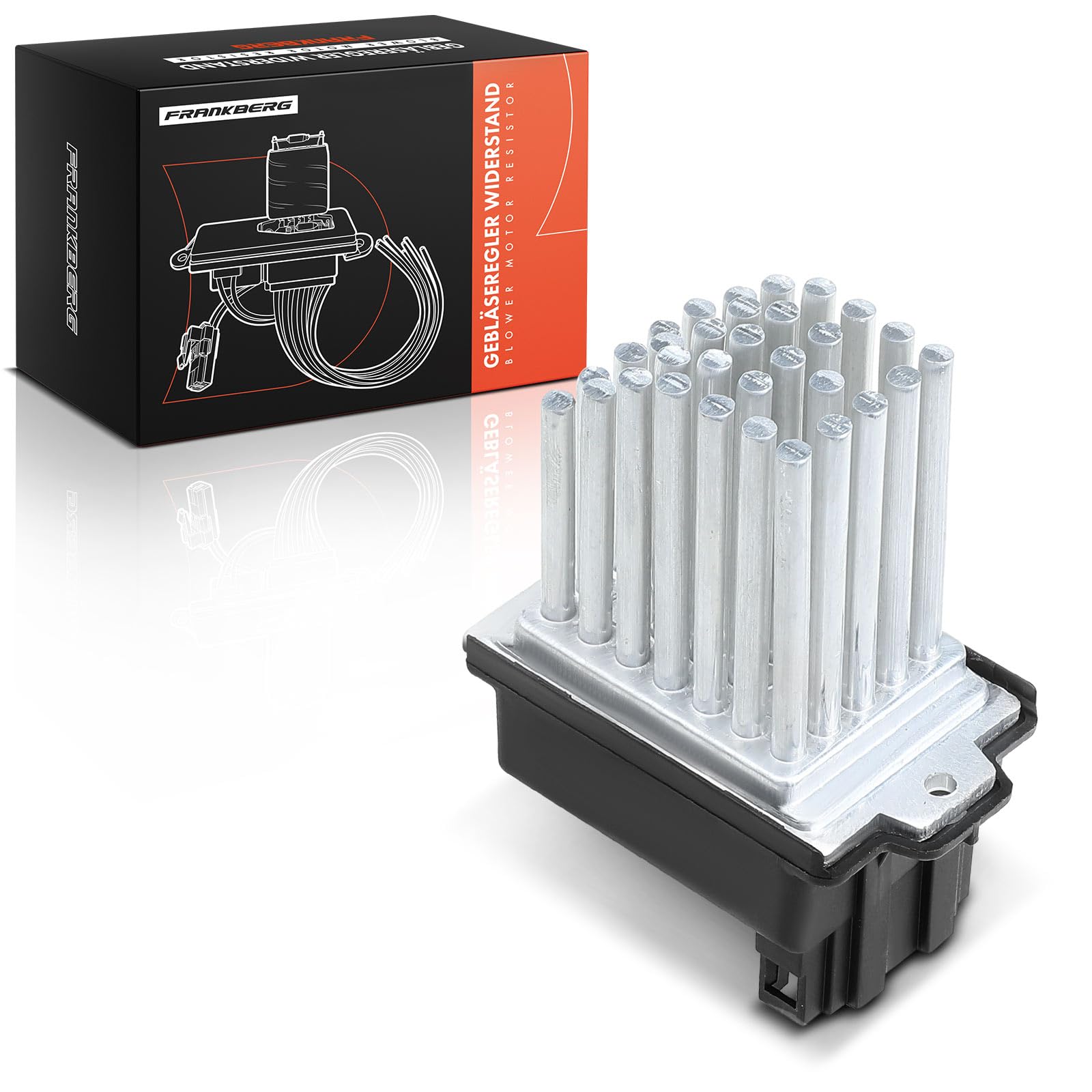 Frankberg Resistencia del calentador Regulador del soplador 3 polos. Compatible con A6 4B2 4B4 A6 Avant 4B5 4B6 A6 4B2 C5 Replace# 4B0820521