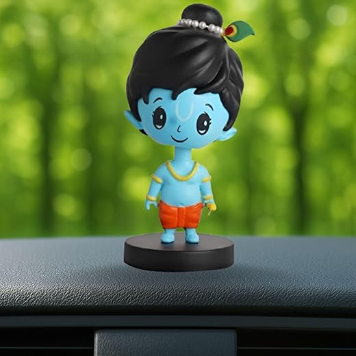 Krishna Ji Idol Bobblehead for Car Dashboard