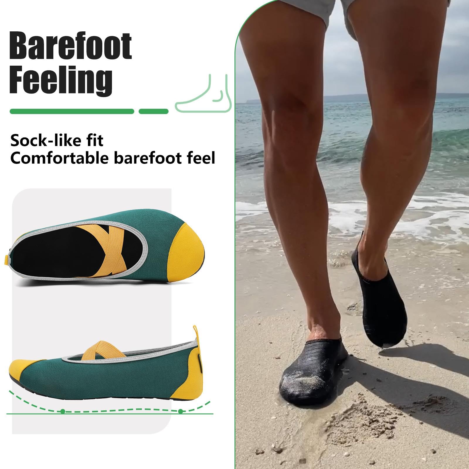 SAGUARO Scarpette da Scoglio Scarpe da Sport Acquatici, Unisex