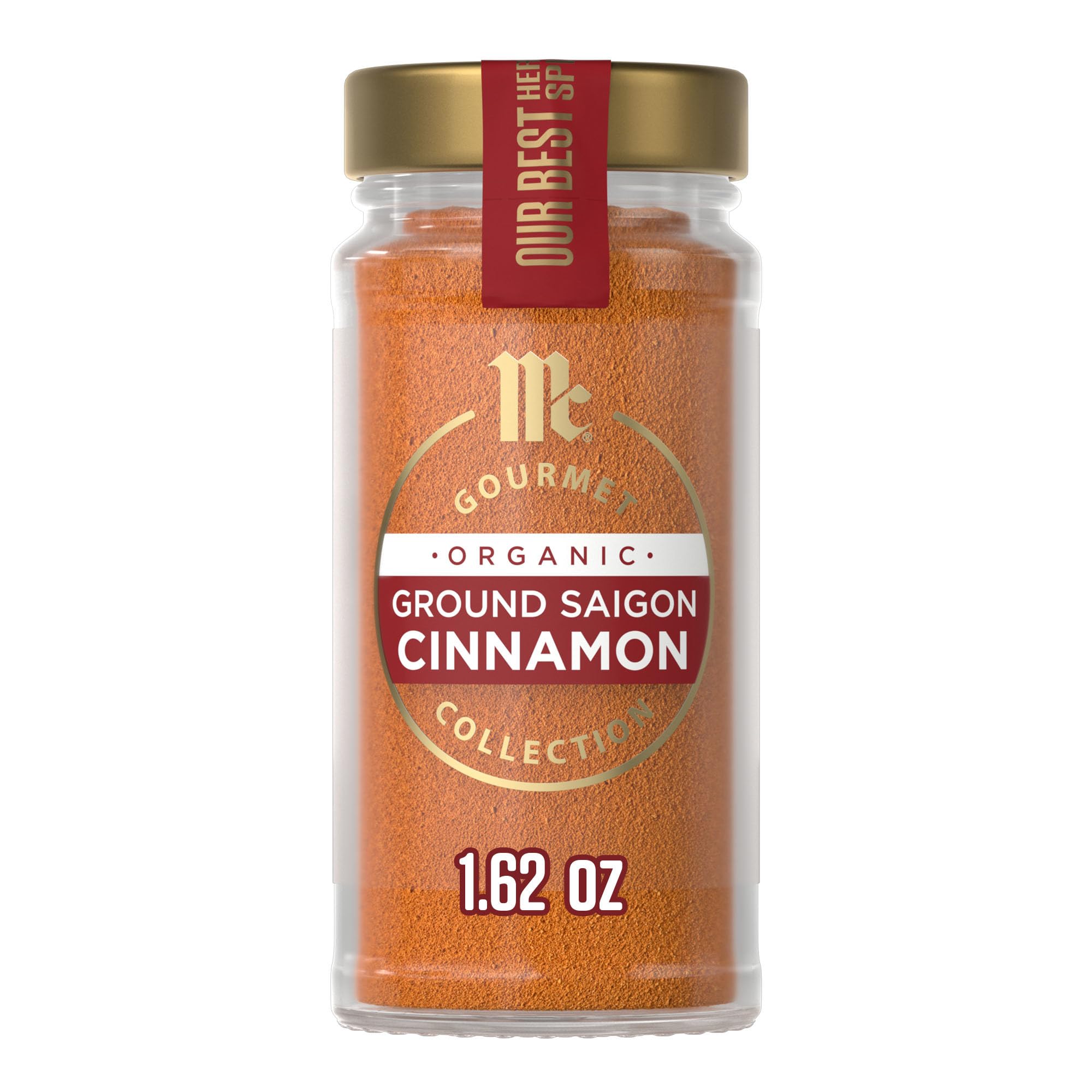 Organic, Ground Saigon Cinnamon, 1.25 oz (35 g)