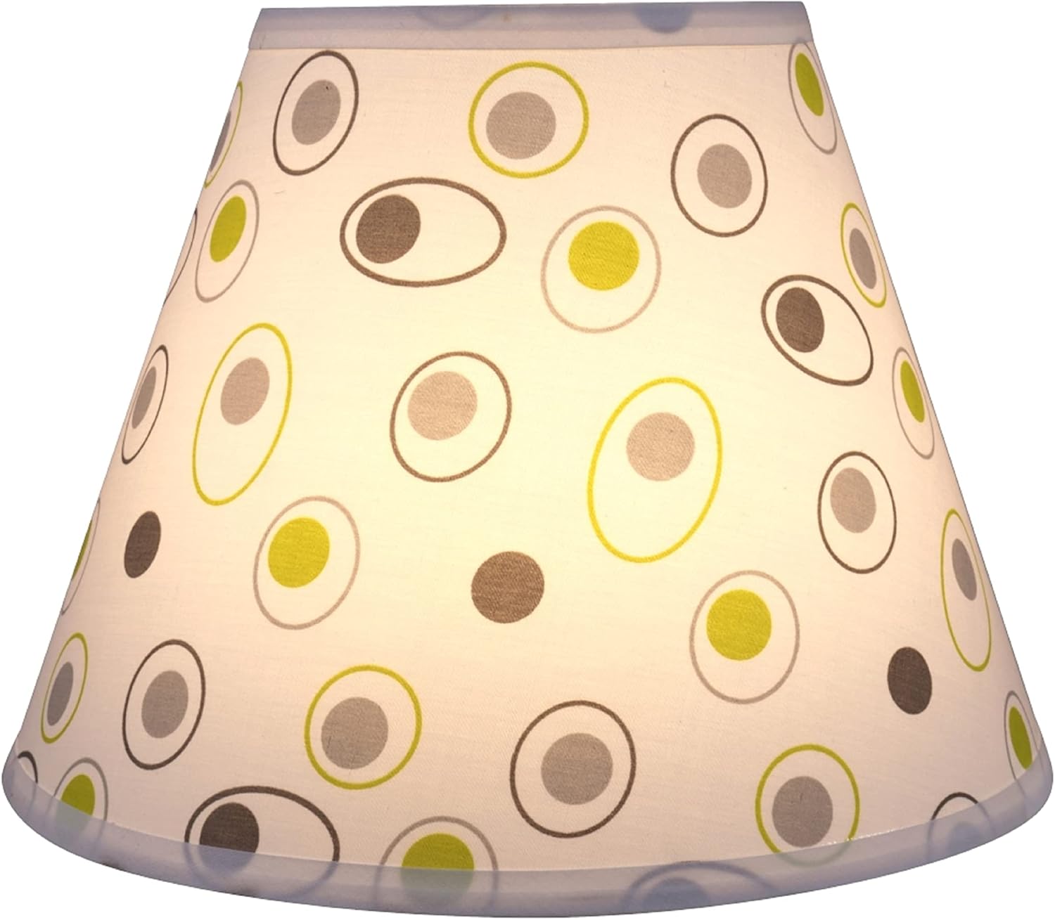 Aspen Creative 32199 Transitional Empire Shape Spider Construction Lamp Shade in Off White, 6" Top x 12" Bottom x 9" Slant Height