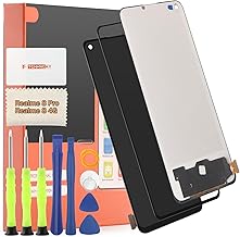 TGHongKy LCD Display for Realme 8 Pro RMX3081 Screen Replacement for Realme 8 4G RMX3085 Touch Screen Digitizer Sensor Glass Repair Kit - [Black]