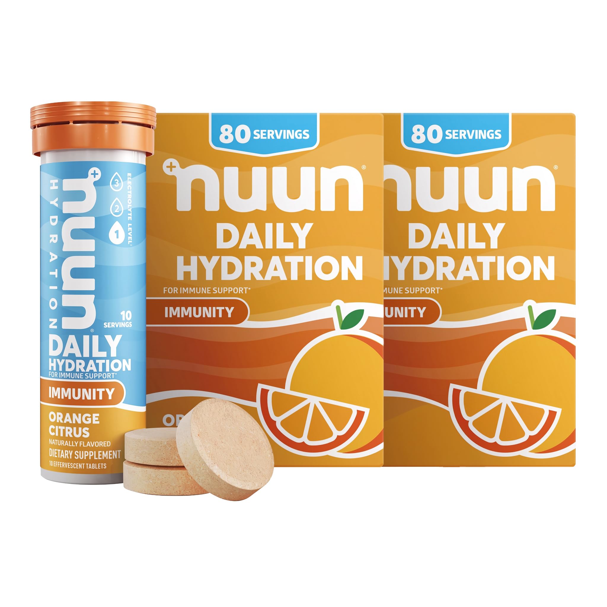 Nuun Immunity Electrolyte Tablets, Blueberry Tangerine Flavor, 8 Pack — Amazon image 8