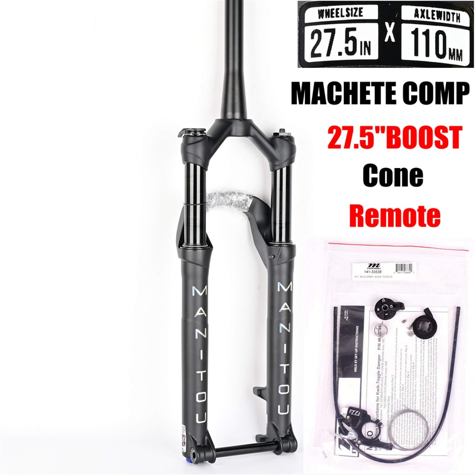 Amazon.co.jp: 自転車フォークManitou Machete Comp Marvel 27.5 29er