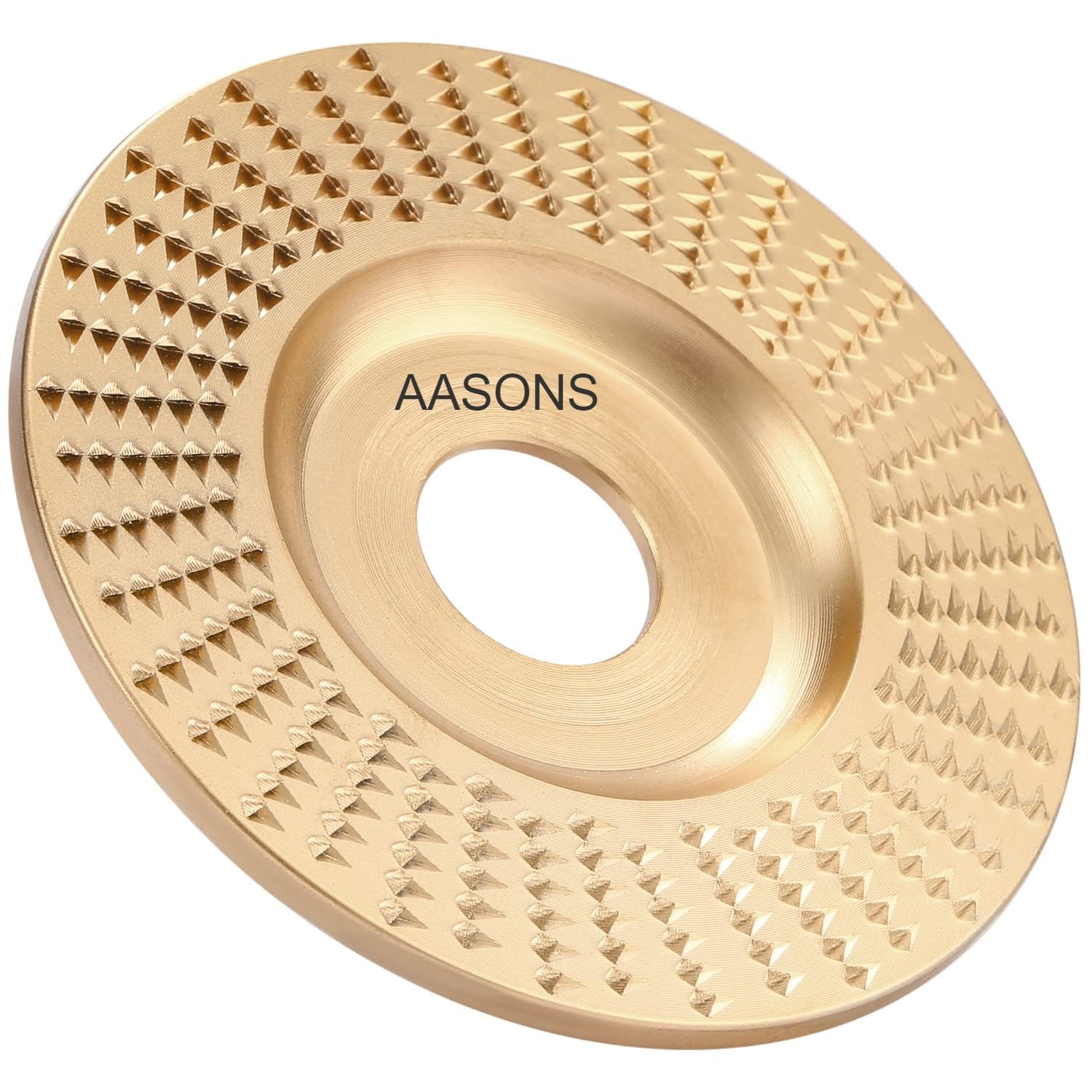 AASONS 4 Inch Wood Carving Disc Set, Angle Grinder Disc Grinding Wheel Shaping Disc 5/8 Inch Bore For Woodworking, Grinder, Woodrasp File Wheel Attachment | Wood, Fibreboard, Plywood, Plastic (Flat)-image-26
