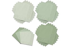 Whaline Sage Green Napkins Disposable Dinner Napkins