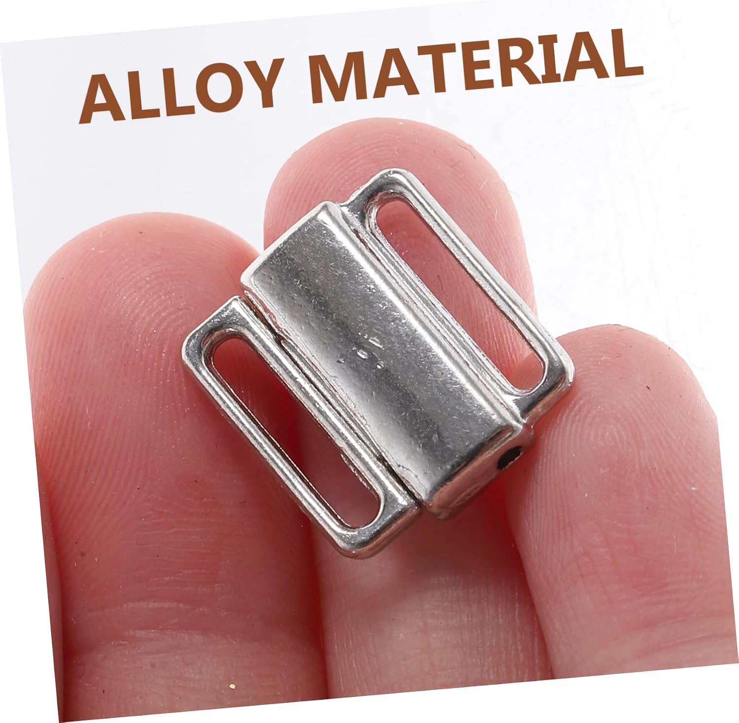 STOBOK 2sets Clasps Hooks - Shoulder Strap Buckles for Women Silver Front Closure Clips and Lightweight Accessories Essential Wardrobe