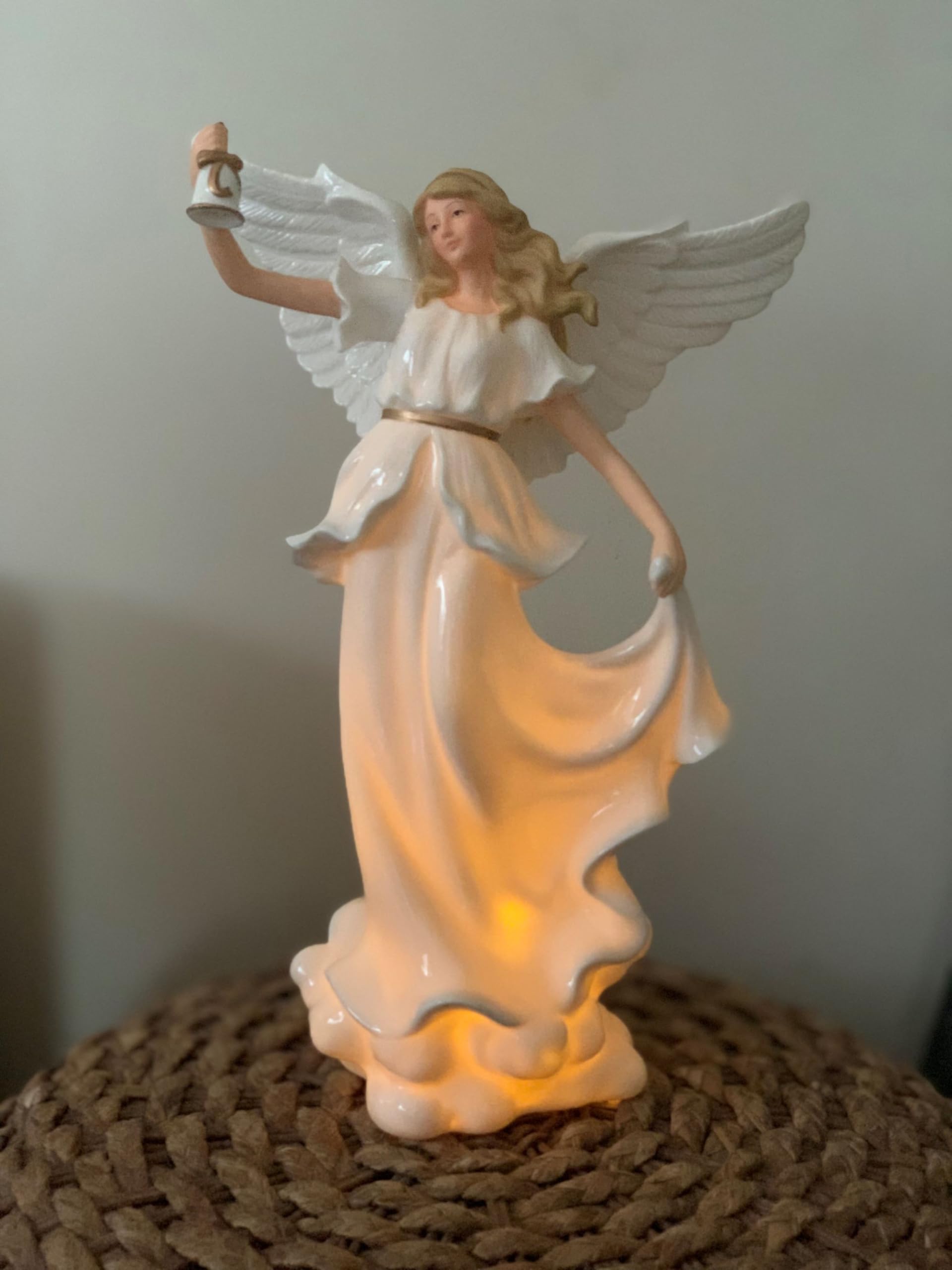 Amazon.com: Art Lins Praying Angel Sculpture with LED Light – 12.9