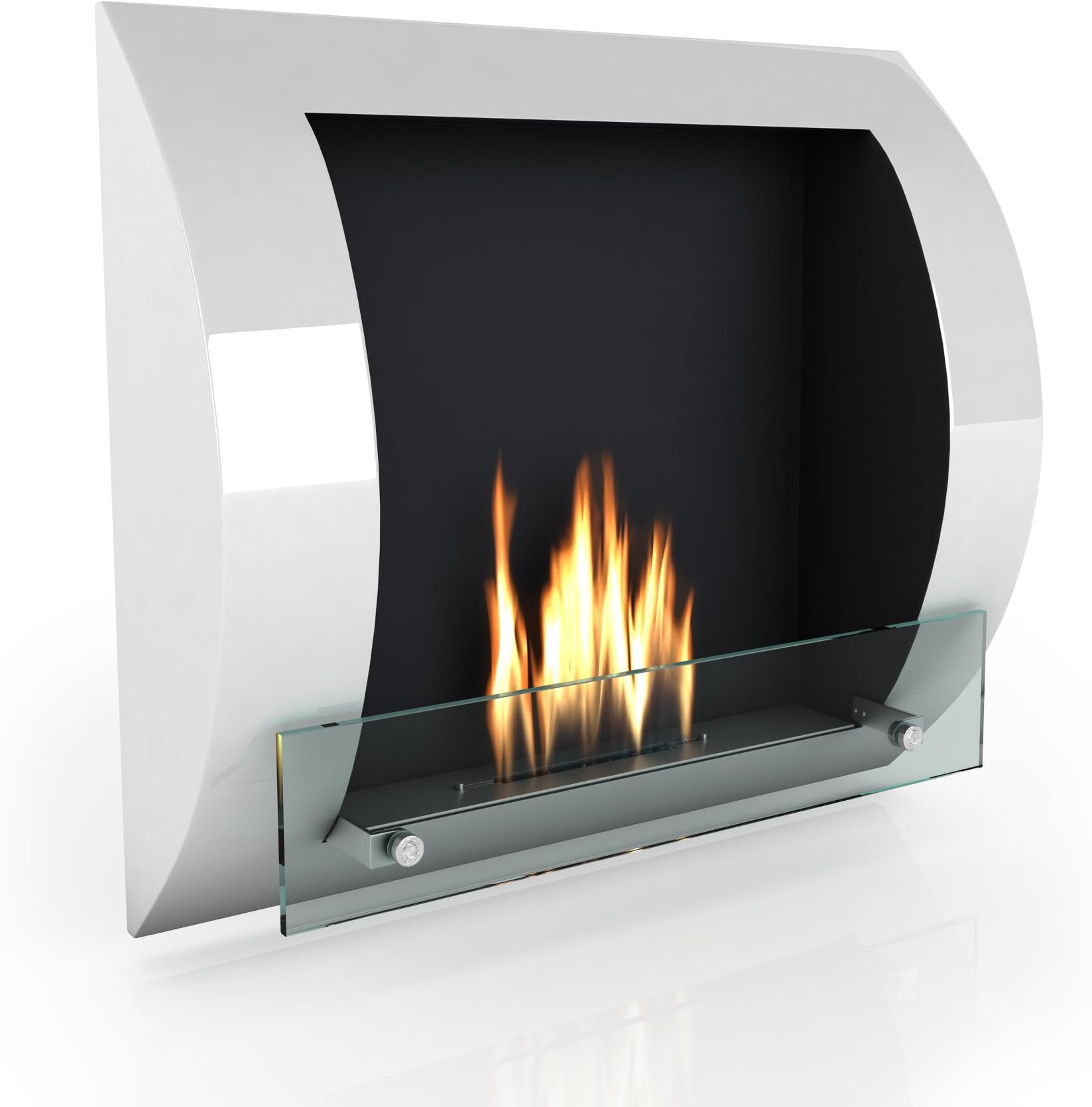 Imagin Bio Ethanol Fireplace - Fuego White