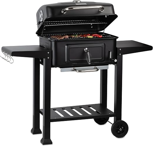 BBQ-Toro Kohlegrillwagen mit verstellbarer Luftzufuhr