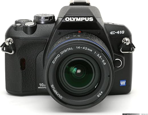 Olympus Evolt E410 10MP Digital SLR Camera with 14-42mm f/3.5-5.6 and 40-150mm f/4.0-5.6 Zuiko Lenses