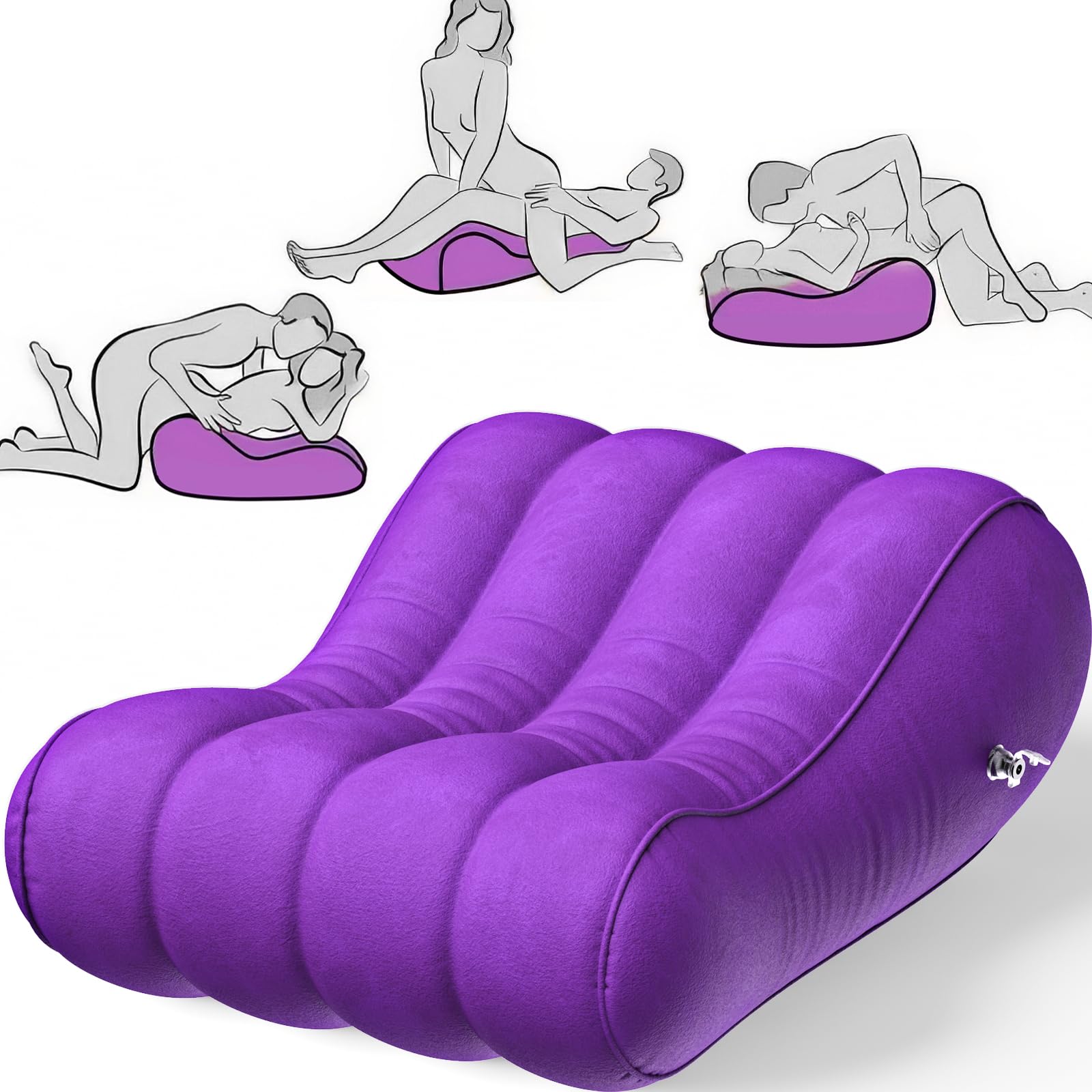 Amazon.com: Gunwai Sex Pillow Couples Sex Toys, BDSM Toys Sex Furniture for  Bedroom Inflatable Lounge Sex Chair Sex Sofa, Anti-Leak Valve Sex Bed  Things Cushion for Couples Kinky, Female Adult Sex Toy :