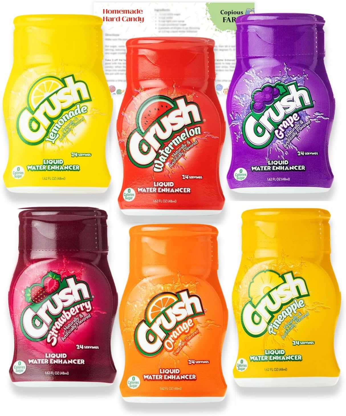 Skittles Liquid Water Enhancers Variety Pack of 31 Bottle of Each of the Skittles