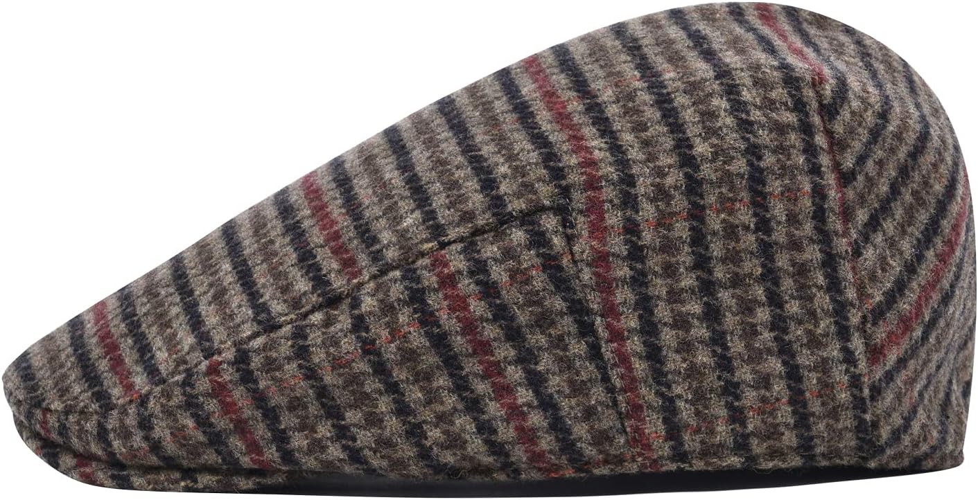 STARANCE Men Hat Wool Blend Newsboy Ivy Tweed Flat Cap - Image 3