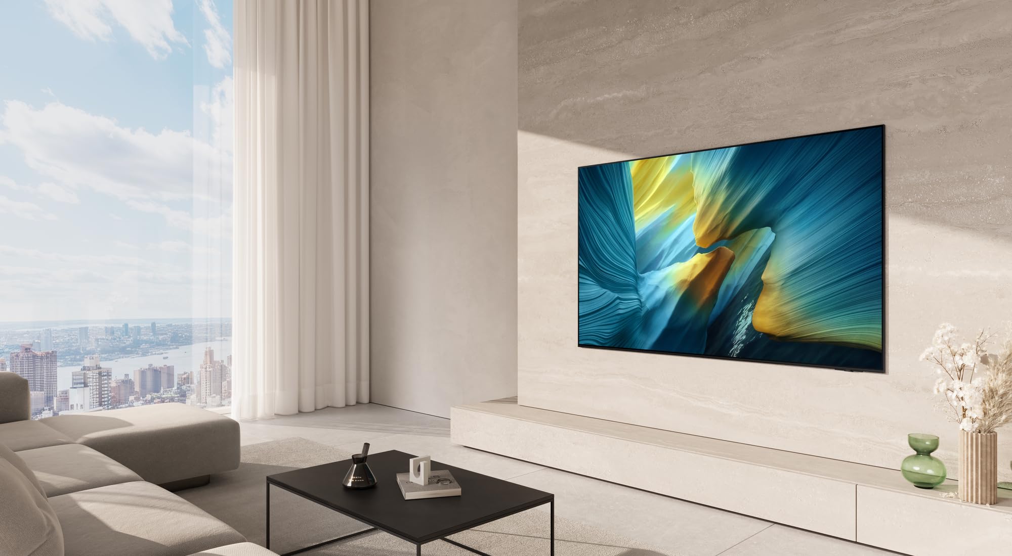 Samsung OLED S95F 83 Zoll (211 cm) 4K Glare Free, UHD Fernseher, NQ4 AI Gen3 Prozessor, OLED HDR Pro, Gaming Hub, Motion Xcelerator 165Hz, 4K Upscaling, Dolby Atmos, Smart TV, 83S95F (2025)