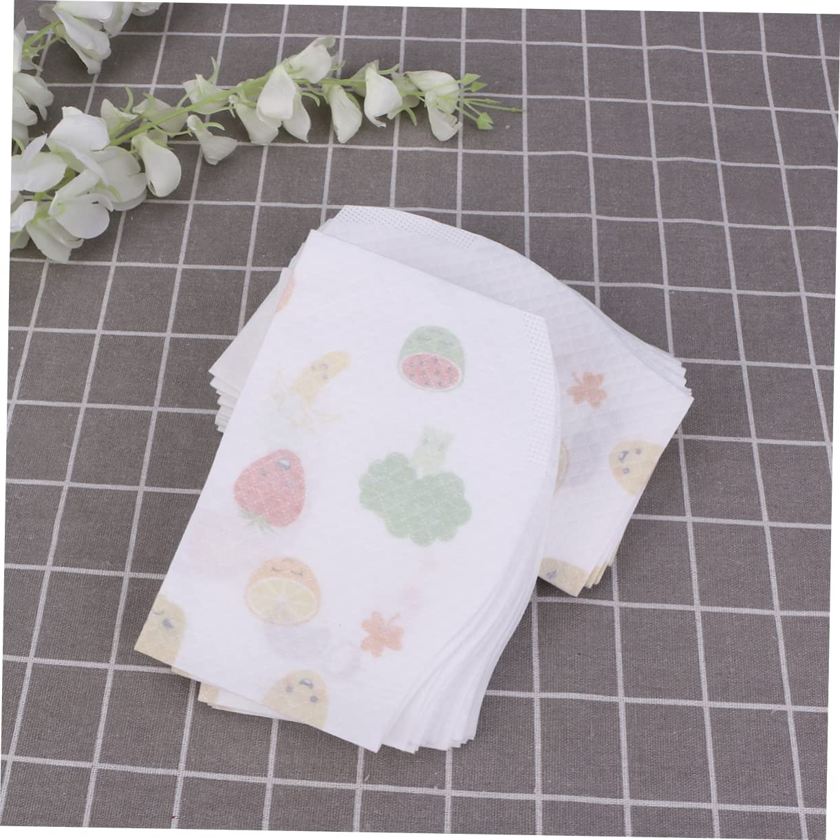TOYANDONA 60 Piezas Baberos De Bebé Baberos Infantiles Bandana Paño Desechable s De Alimentación De Bebé Giratorio Bolsa De Para Niños Delantal De s