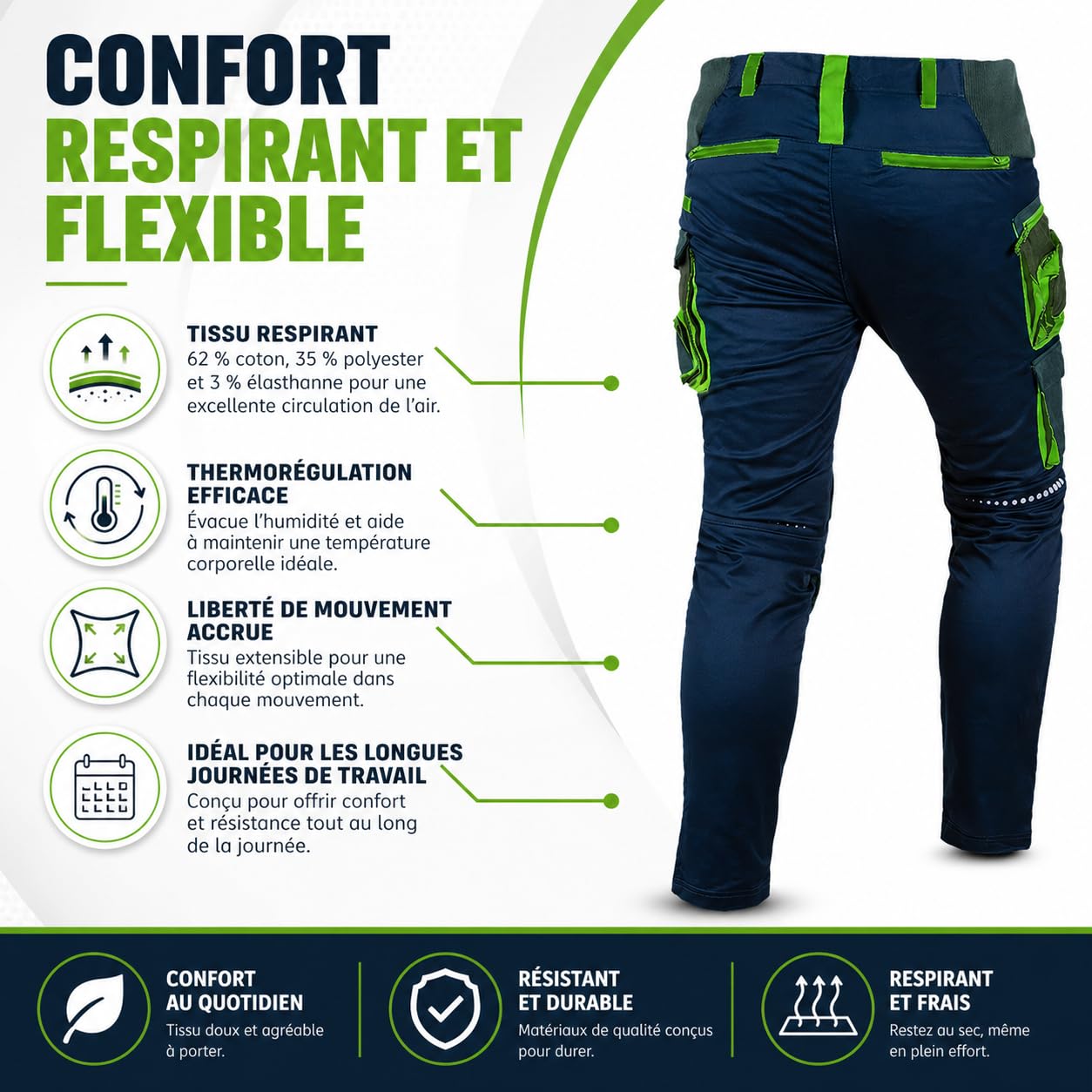 Neo Tools Taille X : - Pantalons - Cargo - Homme