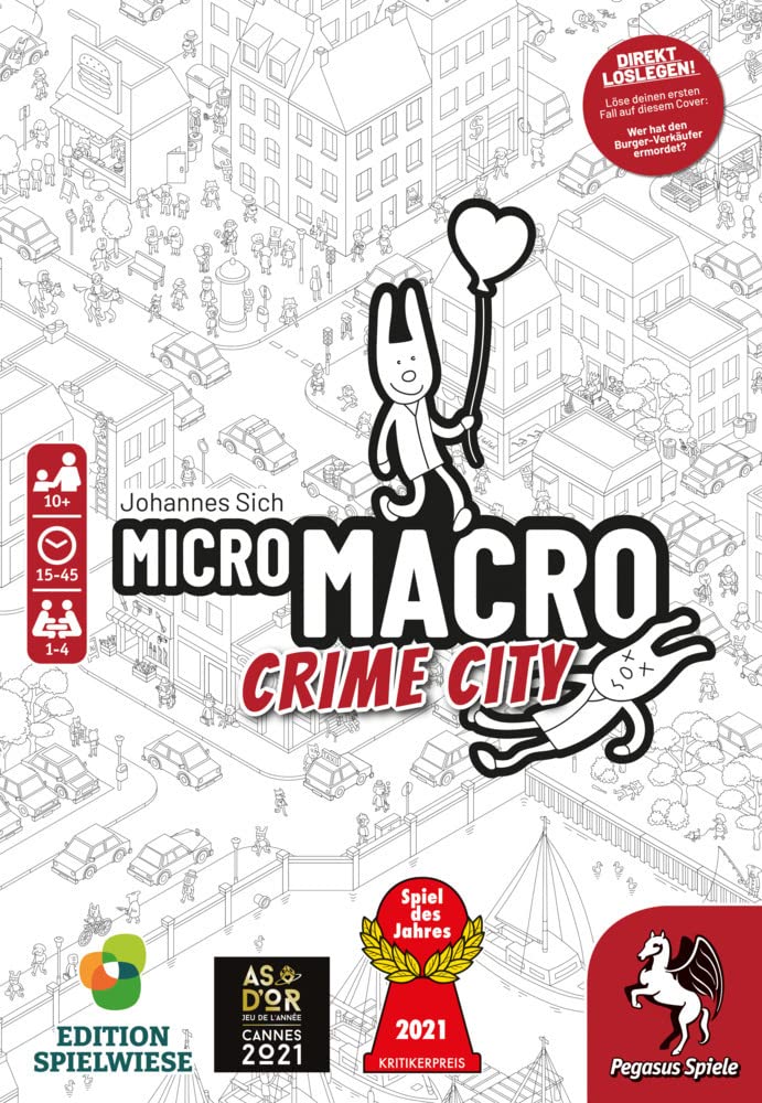 Johannes Sich's MicroMacro: Crime City Wins Spiel Des Jahres 2021 | Mojo Nation