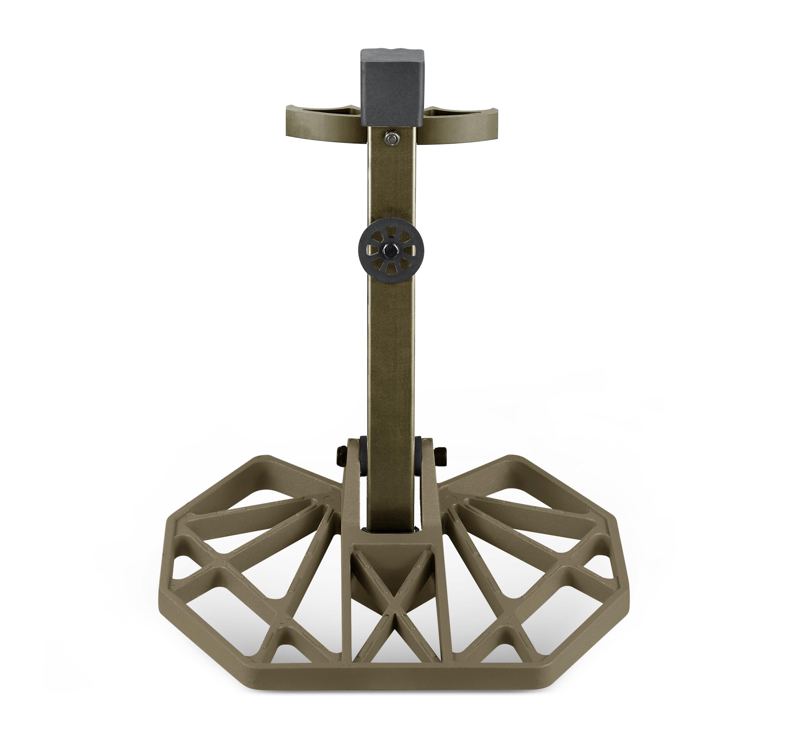 UIIHUNT Saddle Platform, Die-Cast Aluminum Construction Saddle Hunting Platform, Mobile Reliable Adjustable Hunting Platform, Silent Hunting Tree Saddle Hunting System Platform, 12"x 12" Platform