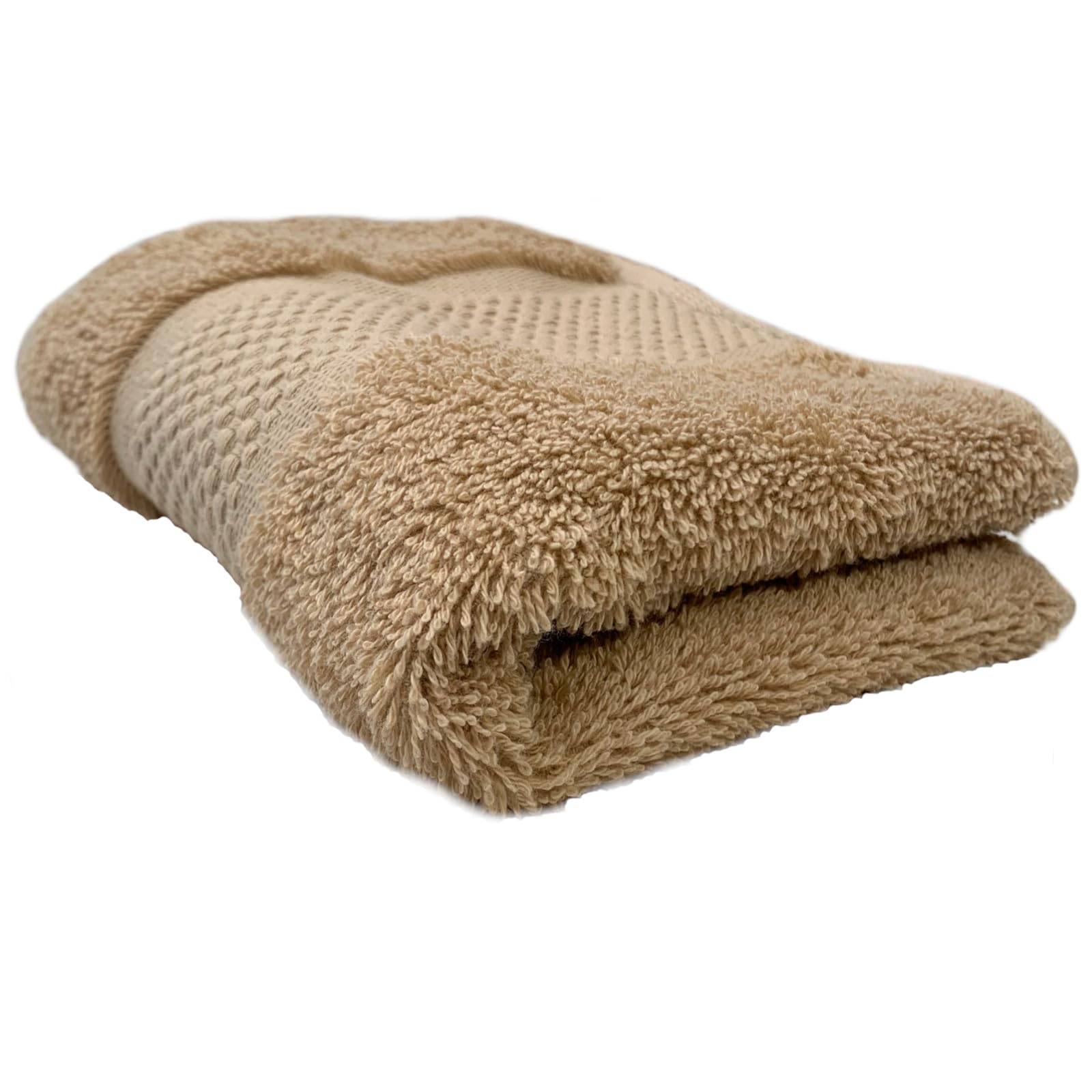 Sue Rossi Towels 100% Turkish Combed Organic Cotton, 600gsm Thick, Plush Soft & Highly Absorbent, Quick Dry Home Or Hotel Quality Bathroom Towel (Camel, Guest Towel) — image 1