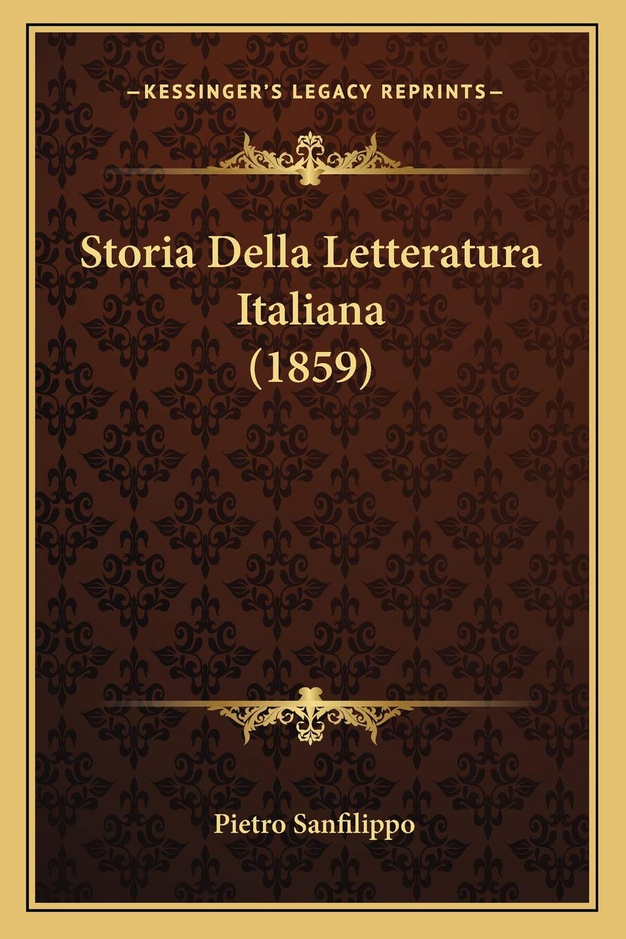 Storia Della Letteratura Italiana (1859)