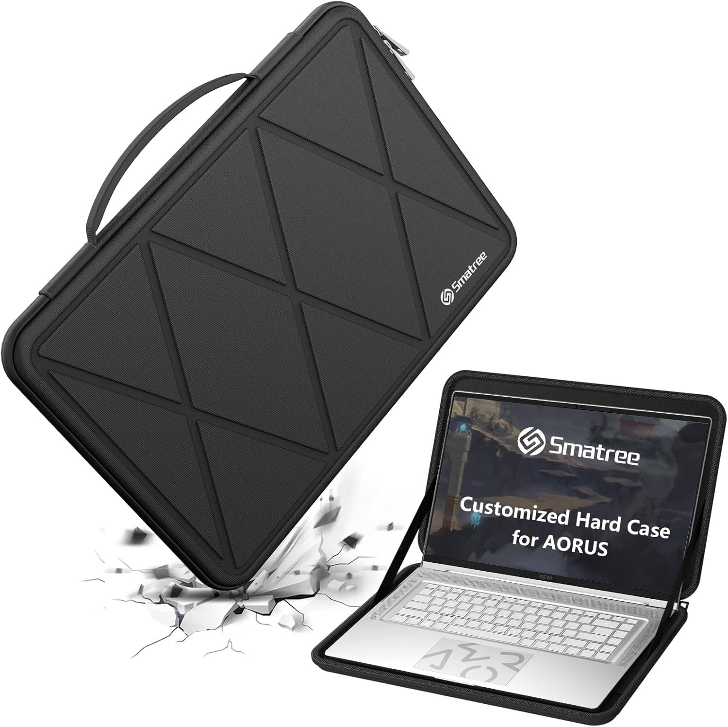 Smatree Hard EVA Protective Sleeve Compatible for 16 inch GIGABYTE AORUS ELITE 1…