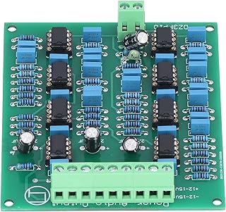 Audio Preamplifier Board, NE5532 Audio Preamplifier Module 3 Channel Volume Tone Control Assembled Board Adjustable Treble Midrange Bass Output, Tools