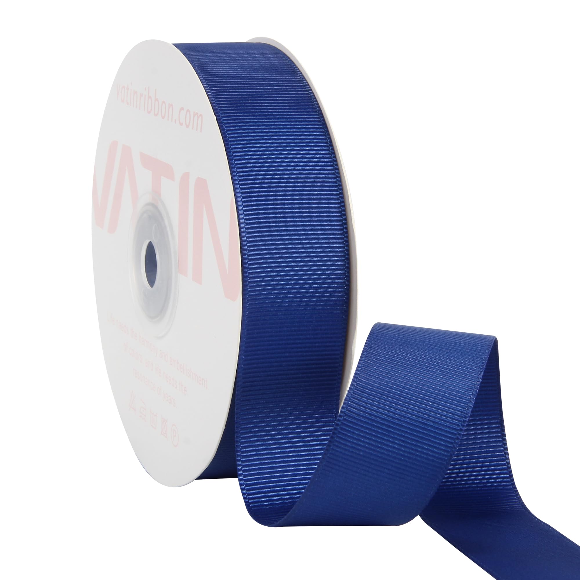 VATIN 25 mm Century Blue Grosgrain Ribbon 23 Metres Perfect for Wedding Decor Wreath
