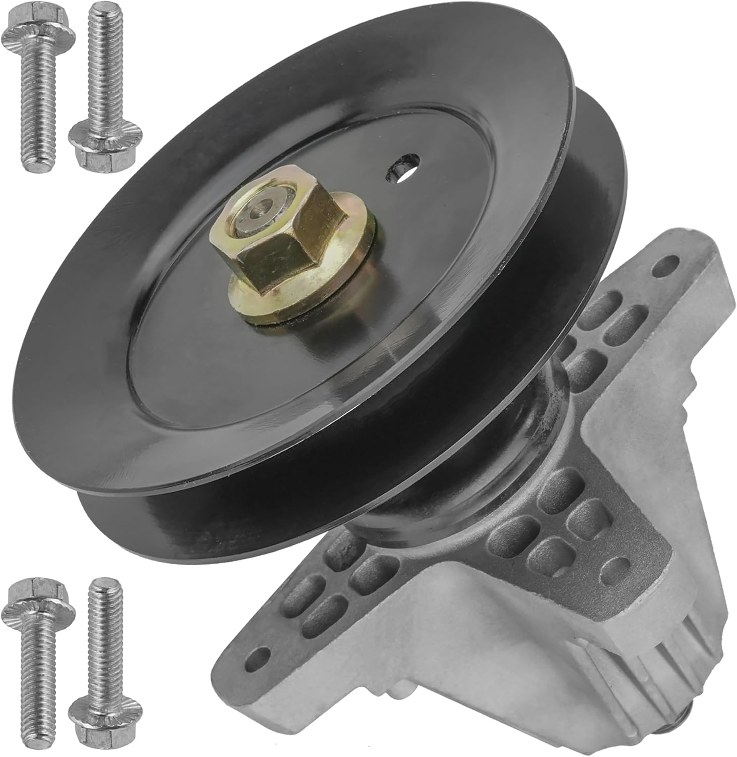 Caltric Spindle Assembly with Bolt Compatible with Troy Bilt Mustang 54 Xp Mustang Xp Pivot 54 2015 2016 2017